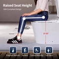 thumbnail image 3 of DeerValley Modern Smart Bidet Toilet: All-Season Temp Control, Foam Shield, Built-in Tank & Pump and 17.5" ADA Height in White DV-1S044, 3 of 14