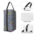 thumbnail image 3 of XMXT Large Capacity Makeup Pouch Bag, Fruit Plant Purple Print Make Up Storage Bag Cosmetic Travel Toiletry Bags for Women Men, One Size, 3 of 9