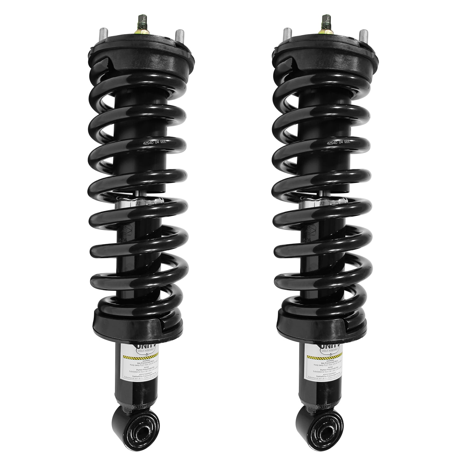 Unity Automotive Front Two-Wheel Complete Strut Assembly Kit 2004-2012 ...