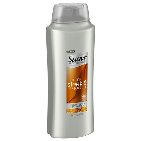 Suave Professionals Frizz Control Shine Enhancing Sleek Daily Shampoo with Vitamin E, 28 fl oz