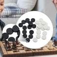 thumbnail image 6 of Dualoai 30 Pieces Chess Pieces Only Round Replacement Compact Board Game Accessories, 6 of 9