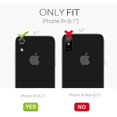 thumbnail image 3 of Étui iPhone XR, Étui iPhone XR, 3 en 1 Robuste Hybride Robuste Étui Rigide en PC Pare-Chocs en Silicone Souple Haute Résistance aux Impacts Étui de Protection Antichoc pour Apple iPhone XR, Or Rose, 3 of 8