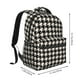 thumbnail image 2 of Fotbe Black and white houndstooth Mochila Casual con Estampado para Escuela, Viajes y Actividades al Aire Libre - Duradera, Ligera y Cómoda, 2 of 5