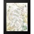 thumbnail image 2 of Vess, June Erica 19x24 Black Modern Framed Museum Art Print Titled - Verdant Shell Fresco III, 2 of 5
