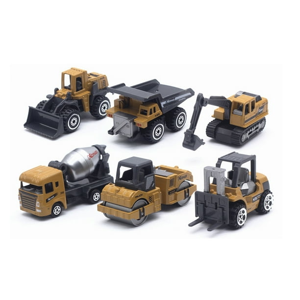 Coche RC de ingeniería excavadora 1/64 coches RC modelado realista función de modelo estático aleación + plástico para decoración del hogar Anggrek Otros