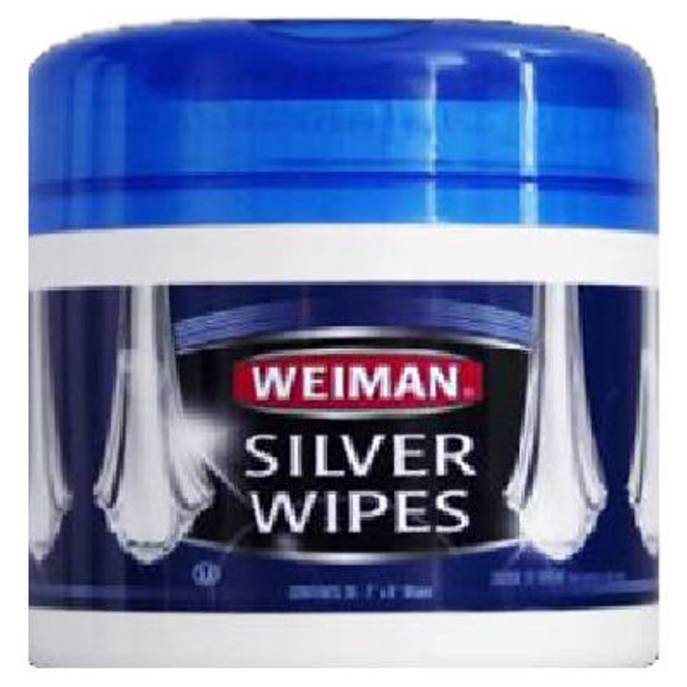 Weiman 48 Weiman, 20 Count, Silver Wipes, Cleans &