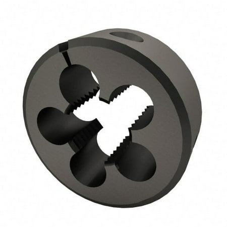 3/8-32 UNEF HSS Round Adjustable Die 1" OD, Right Hand Thread