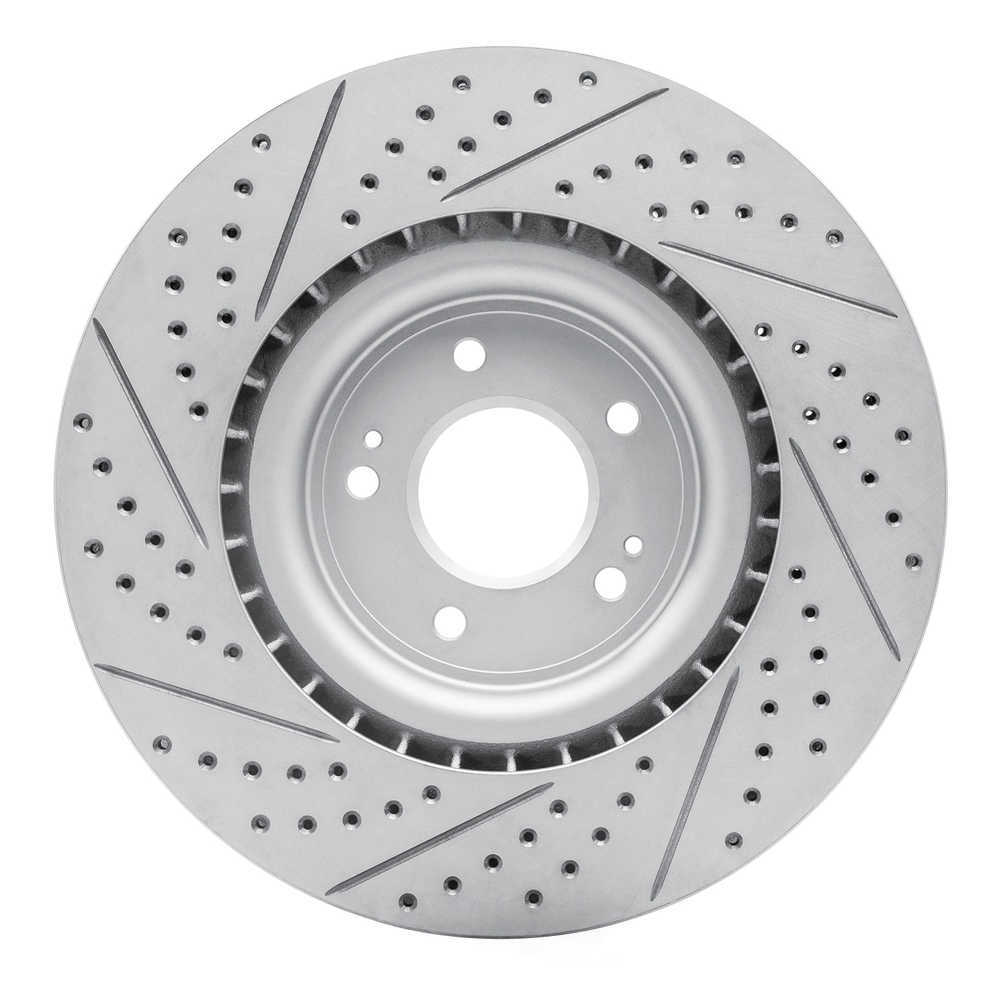 Dynamic Friction Company 830-72043R DFC Geoperformance Rotor - Drilled and Slotted
