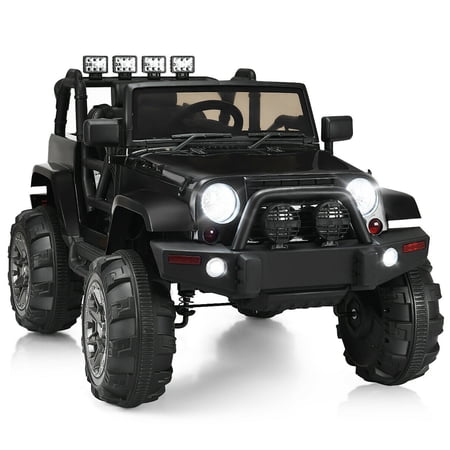 Gymax Electric 12V Kids Ride-on Car Truck Parent Control with 2.4 GHZ Remote Control Black price history on PriceWatchPro