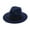 Navy, variant on Felt Wide Brim HatMen & Women Vintage Wide Hat with Belt Buckle Adjustable Outbacks HatsAdjustable