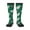 3 Black, variant on Gingerbread Snowman Cookies print thigh-high socks, crafted for both men and women with a stretchy, high-opaque design perfect for daily wear