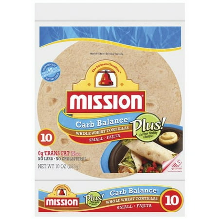 Mission Foods Mission Carb Balance Wheat Tortillas, 10 ea