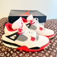 thumbnail image 2 of Nike Air Jordan 4 Retro Fire Red, 2 of 5