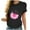 #1 Black, variant on Lolmot Peace Love Cure Inspirational Letters Print Shirt for Women October Pink Ribbon Breast Cancer Awareness Pullover T-Shirt Tops