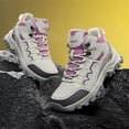 thumbnail image 2 of YOURDIARY Womens Mens Ankle-High Waterproof Hiking Boots Outdoor Lightweight Hiking Shoes Trekking Trails, 2 of 8