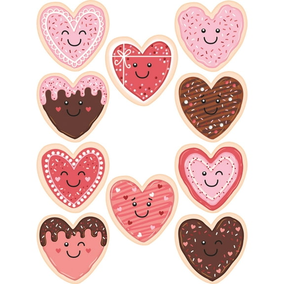 Frosted Heart Cookies Accents [TCR6951]