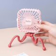 thumbnail image 1 of Mini Portable Hanging Octopus Shape Stand Adjustable Handheld USB Charging Fan Cooler for Baby Stroller Student Use, 1 of 5