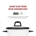 thumbnail image 7 of AROMA® 6-Cup (Cooked) / 1.5Qt. Rice & Grain Cooker, White, New, ARC-743G, 7 of 7