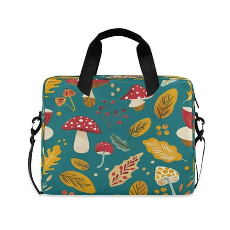 Laptop Bag Laptop Briefcase 15.7 x 3 x 11.8 Inches Laptop Bag Briefcases Laptop Storage Travel Laptop Bag Work Laptop Bag Red Mushroom