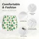 thumbnail image 4 of Balery Frogs And Tropical Leaves Pantalones cortos deportivos para mujer con forro y dos bolsillos, elásticos, para entrenamiento, gimnasio, yoga-XX-Large, 4 of 7