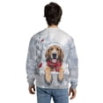 thumbnail image 5 of Playful Bloodhound Welcomes Winter Snowy Day with Cardinal Bird All Over Print 3D Sweatshirt Unisex Merch Dog Lover - 2017, 5 of 6