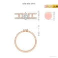 thumbnail image 4 of ANGARA Natural Pear Diamond Split Shank Ring with Accents in 14K Rose Gold for Women (Size-6x4mm| Color-G| Clarity-VS2) | April Birthstone, Anniversary, Jewelry Gift for Women | Natural Diamond Ring, 4 of 9