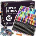 thumbnail image 2 of Plumones Punta Marcadores Super Pluma 60/72/100 Colores IFORU Gao Jiahui unisex, 2 of 2