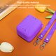 thumbnail image 3 of Cubierta Caja Silicona Con Cordón para El Juguete Interactivo Bitzee () Purple, 3 of 9