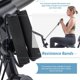 thumbnail image 2 of Bicicleta de ejercicio plegable, Fitness X-Bike vertical y recumbente con resistencia ajustable de 16 niveles, bandas de brazos y respaldo, 2 of 5