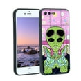 thumbnail image 1 of Compatible with iPhone 8 Plus Phone Case, Psychedelic-Trippy-Alien-Art-Visuals-Colours16 Case Men Women, Flexible Silicone Shockproof Case for iPhone 8 Plus, 1 of 1