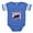 Royal Blue, variant on CafePress - Graphic Walrus - Cute Infant Baby Football Bodysuit