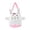 501_Pink, variant on Ctnporpo Basket Empty Bunny Cute Basket with Hand les Eggs Basket Perfect for Cand y Egg Small Gift Basket with Decorative Rabbit Pattern Storage Shelves Closet Organizers