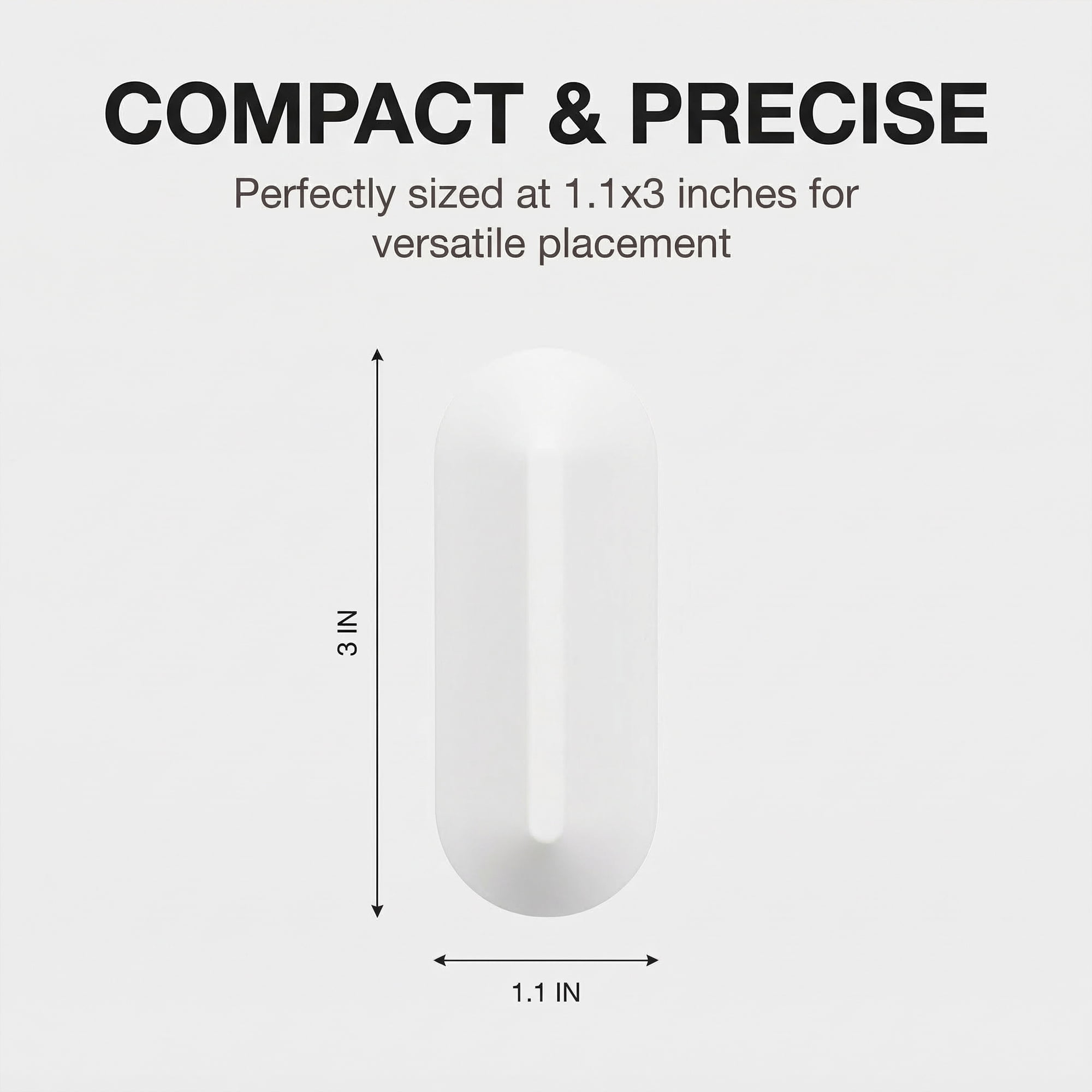 Unique Bargains Coat Rack Wall Mount Aluminum Coat 6 Hooks Hat Rack for Entryway White