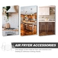 thumbnail image 3 of UPOUART Air Fryer Oven Accessories Stainless Steel Grilling Rack with Grid Design for Efficient Cooking, 3 of 7