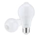 thumbnail image 3 of 2X Bombilla de Luz con Sensor de Movimiento de 12W, Bombilla LED de Seguridad Activada Por Movimiento para Exteriores / Interiores, 1000LM, E26 / B22,3500K Blanco CáLido, 3 of 6