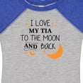 thumbnail image 4 of Inktastic I Love My Tia to the Moon and Back Boys or Girls Baby Bodysuit, 4 of 5