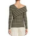 thumbnail image 5 of Nine.Eight Women’s Off Shoulder Wrap Top with Long Sleeves, 5 of 5