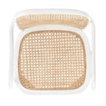 thumbnail image 6 of SAFAVIEH Keiko Nautical Solid Cane Dining Chair, White/Natural, 6 of 7