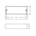 thumbnail image 4 of TISHITA 2pcs Closed Sealed Type Pickup Covers for 4-String 2-Hole Electric Bass Guitar, 4 of 6