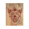 thumbnail image 2 of Evil Clown Smiling Stencil Template Reusable 8.5 x 11 for Painting on Walls, Wood, Etc. By Stencilville, 2 of 2