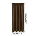thumbnail image 2 of Blackout Curtains for Bedroom 72 Inches Long, Thermal Insulated Room Darkening Curtains for Living Room, Rod Pocket Blackout Drapes, 37.8Wx71.7L Inches, 2 of 4