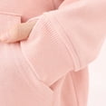 thumbnail image 4 of Likimi Toddler Girls Hoodies With Pocket Zipper Solid Color Hooded Sweatshirt For Girls Long Sleeve Loose Fit Fashion Pullover Size 13-14 Years, 4 of 6