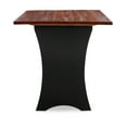 thumbnail image 4 of Linon Wymosa 3-Piece Coastal Corner Breakfast Nook Dining Set with Storage, Black/Walnut, 4 of 23