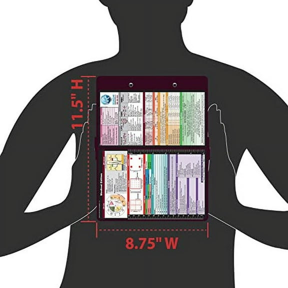 Whitecoat MedInfo Clipboard Medical Edition Black