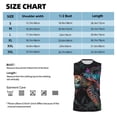 thumbnail image 4 of Disketp Colorful Plant Turtle A Sleeveless Tshirts for Men, Muscle Shirts for Men Dry Fit Tank Top-X-Large, 4 of 5