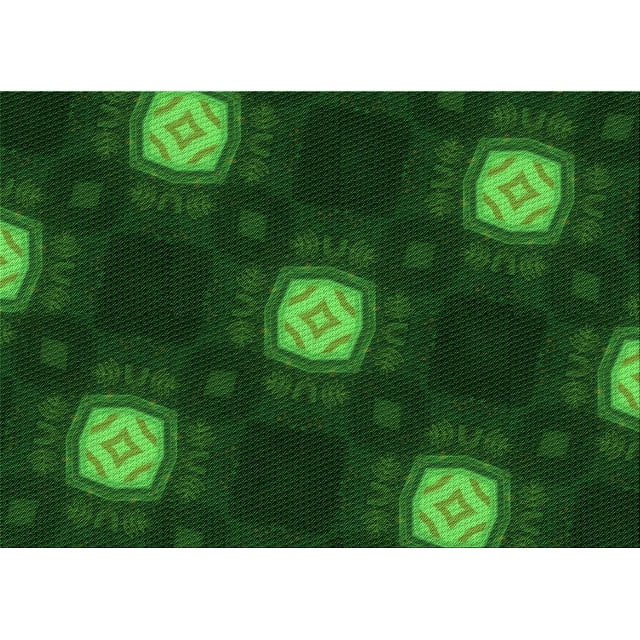 Ahgly Tapis Rectangulaire Lavable en Machine Vert Transitionnel, 8 Pieds x 10 Pieds