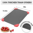 thumbnail image 2 of Spectabilis Defrosting Tray for Frozen Meat, Miraculous Rapid Natural Heating Defroster, Large Size Thawing Plate Kitchen Mat, 2 of 8