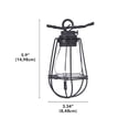 thumbnail image 3 of Paradise Lighting GL29855BK LED Plug-In Industrial Shade String Light Set, Clear, 10.5", 3 of 9
