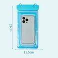 thumbnail image 6 of NIBOLOG Waterproof Phone Pouch with Lanyard Touchscreen Clear Leakproof PVC Universal Beach Kayaking Swimming Floating Cell Phone Dry Bag Case Protector, 6 of 8
