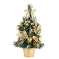 thumbnail image 3 of Mini árbol de Navidad Perfecl Decoración Artificial 20 cm Dorado, 3 of 8